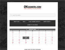 Tablet Screenshot of okgamers.com